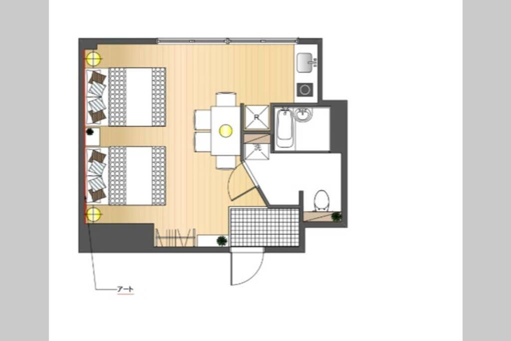Апартаменты Dwell Urban 2B Токио Экстерьер фото